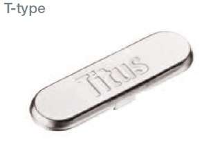Крышка Titus T-Type к петлям T-type 110/5мм, 9мм, 17мм изготовлена из стали. Арт: 728-1287-650-00