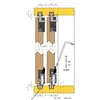 SLX.B3000.02 Профиль пластиковый коричневый 3000 мм