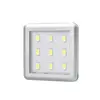 SQUARE3-BI-40K-01W Светильник LED SQUARE 3, 2,5W 12VDC 9LED 4000К, провод 2 м, белый