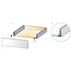 Кондуктор с лого для ящиков Tekform slimline 70 мм, черный арт.655-8016-390-00
