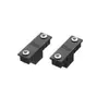 655-8016-390-00 Зажим с лого (2 шт.) для ящиков Tekform slimline 70 мм, черный