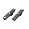 655-8017-390-00 Зажим с лого (2 шт.) для ящиков Tekform slimline 100 мм, черный