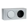KOMBIBOX-SCHU-06 Розетка MINI BOX Schuco(розетка), 1 выключатель, алюм