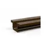 370.1000.02 Пластиковый профиль ECO SLIDE, коричневый, 1м