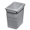 5175.92.41616 Контейнер для мусора 5,5 л 230*153*220 мм (alu grey) Eins2vier Ninka