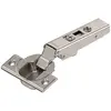 70T3550.TL Петля Clip top стандартная 110°, накладная, без пружины, чашка петли: на шурупы, никель