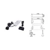 U12-012-SP-2C1-206 Блок питания LED STANDARD PLUS 12W 12VDC, черный провод 4 м, ручной выключатель, разветвитель 6 гнезд