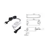 U12-016-SP-2C0-201 Блок питания LED STANDARD PLUS 16W 12VDC, черный провод 4 м, мини-гнездо
