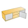 Петля с доводчиком T-type Glissando 110/45/5 мм арт.701-0BT0-054-00