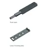 915-0X59-383-00 Толкатель Push Latch TeraBlack с прямой пластиной СНЯТ С ПРОИЗВОДСТВА