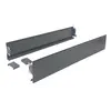 681-9550-7012 Боковые стенки ящика для направляющих CUBO, 550 мм, h=158 мм, антрацит