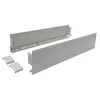 681-5450-7035 Боковые стенки ящика для направляющих CUBO, 450 мм, h=128 мм, серый