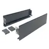 681-1300-7012 Боковые стенки ящика для направляющих CUBO, 300 мм, антрацит