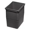 5160.90.41514 Контейнер для мусора 17 л 306*230*310 мм (dark grey) Eins2vier Ninka