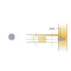 Дюбель мебельный Titus System 6 Quickfit-Expando 5х8 мм. Арт: 006402-885-300