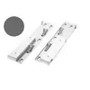 Соединитель фронтальный для ящиков Tekform slimline+ DW182, антрацит арт.656-8341-385-00