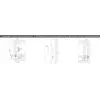 Боковые стенки ящика для направляющих CUBO, 450 мм, h=128 мм, антрацит арт.681-5450-7012