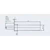 Толкатель STOPIX 15 с демпфером врезной (серый) арт.B2021941