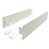 Боковые стенки ящика для направляющих CUBO, 400 мм, h=88 мм, белый арт.681-1400-9010