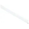 Z31L1036A SW Передняя панель TANDEMBOX, внутр. ящик и внутр. галерея с поперечным релингом, 1168 мм, под раскрой, белый шелк