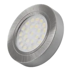 OVAL-2W-AL-DY-40K-01 Светильник LED OVAL накладной 2,0W 12VDC 4000K, провод 2 м, алюминий