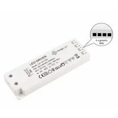 TRA-LD-15W-T-02 Блок питания LED model LD 15W 12VDC, без проводов, 4 мини-гнезда