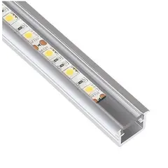 PROF-INLINE-TR-1M-W Профиль для LED ленты PROFIL INLINE LED 1 м алюм, прозрачный рассеиватель