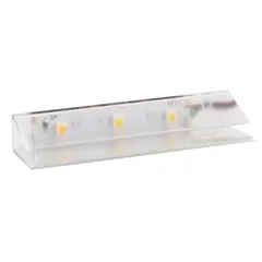 KLIPS-P-3528-ZI-01 Светильник LED KLIPS пластиковый 0,25W 12VDC зеленый LED3528, провод 2 м