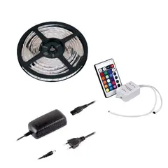 ZLF-RGB-5M-01W Комплект лента RGB 150 LED IP45 5m 10 мм, пульт IR RGB блок питания PLD 38W/5m