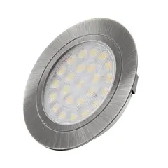 OVAL-2W-SD-40K-01 Светильник LED OVAL 2,0W 12VDC 4000K, провод 2 м, алюм. матовый