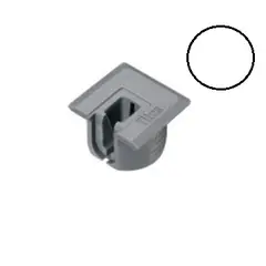 006620-877-001 Эксцентрик SYSTEM 6 Wedgefix screw-in 19 мм, шлиц сверху, белый