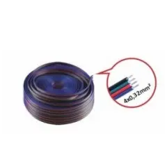 PRZ-MET-4X0,32-CZ Провод LED RGB 4x0,32mm2, бухта 100 м