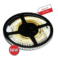 R-2835-600-20-60K-S1 LED лента PREMIUM 600 LED SAMSUNG 2835 IP20 8 мм 6000К 56W/5m