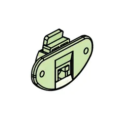 368.0000.02 Верхний ползунок ECO SLIDE, коричневый