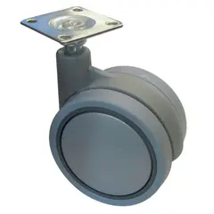 1180.122M.96 Опора колесная D120 мм с пластиной 60*60 мм Sirio