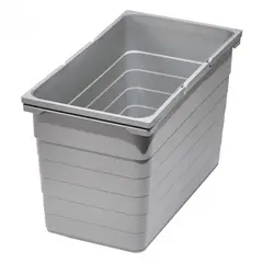 5063.90.41616 Контейнер для мусора 19 л 360*205*330 мм (alu grey) Eins2vier Ninka
