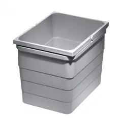 5170.92.41616 Контейнер для мусора 12 л 306*230*220 мм (alu grey) Eins2vier Ninka