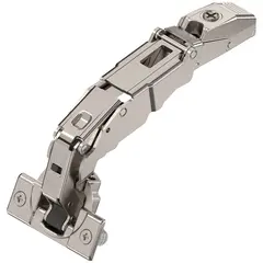71B7580 Петля Clip top Blumotion с большим углом открывания с нулевым вхождением 155°, накладная, чашка петли: под пресс, никель