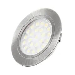 OVAL-2W-AL-30K-01 Светильник LED OVAL 2,0W 12VDC 3000K, провод 2 м, алюминий