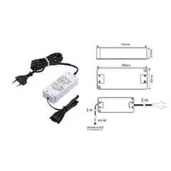 U12-012-SP-2C0-201 Блок питания LED STANDARD PLUS 12W 12VDC, черный провод 4 м, мини-гнездо