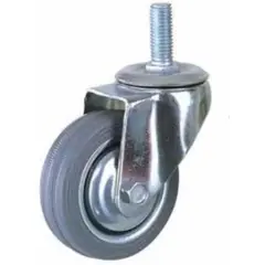 1023.0712.VB Опора колесная D75 мм, М10х25, со штырем