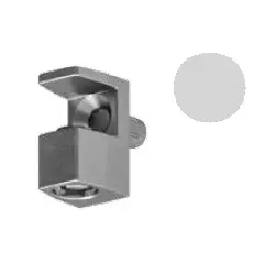 MV38ZNL Полкодержатель для стеклянных полок, штырь d5mm, никель