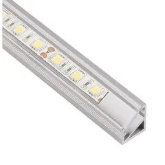 PROFIL-MN-3LM-TR-2W Профиль для LED ленты PROFIL TRI-LINE MINI 2 м, алюм, прозрачный рассеиватель
