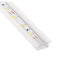 PROF-INLINEM-XL-TR-1M-B Профиль для LED ленты PROFIL INLINE MINI XL 1 м белый, прозрачный рассеиватель