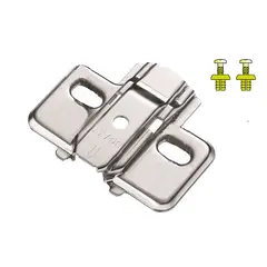 700-0NF0-054-00 Монтажная планка петли T-type F0 мм крест. с дюбелем 5x10,5 мм