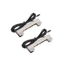 ZZ-KLIP-LED-2PNI-M0S Светодиодный светильник Klips LED 2х0,25W/12VDC синий металлический с 2м проводом и мини коннектором