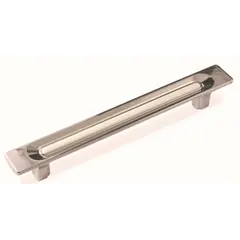 Ручка-скоба FS-158 128 Cr глянцевый/белый (ТЗ)