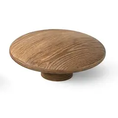 Button HL-036M-tr-d53 Ручка мебельная 53x27x18 мм, Дуб, Престиж Прозрачный