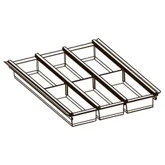 2251.99.40686 Лоток в ящик 400 мм белый Cuisio Ninka