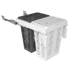 595 Корзина для белья выдвижная, 60 л (2х30), шкаф 500мм